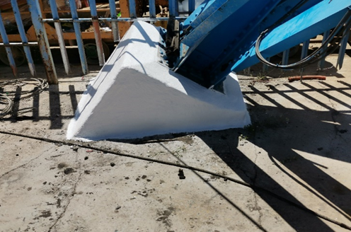 Headgear Concrete Plinths Repair